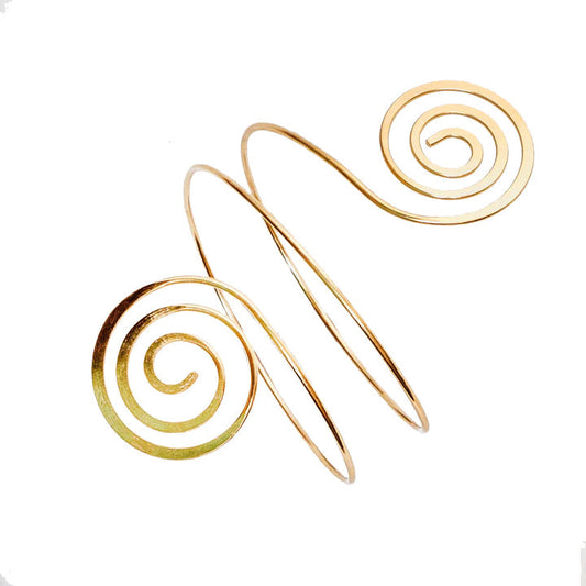 Pinkify Chokore Swirl Gold Upper Arm Cuff ( Minimum Order Size - 6)